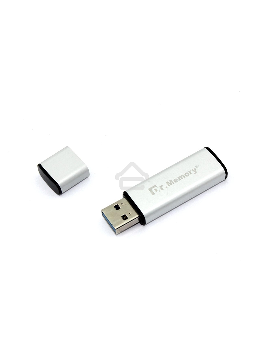 Флешка USB Dr. Memory 009 8Гб, USB 3.0, серебристый