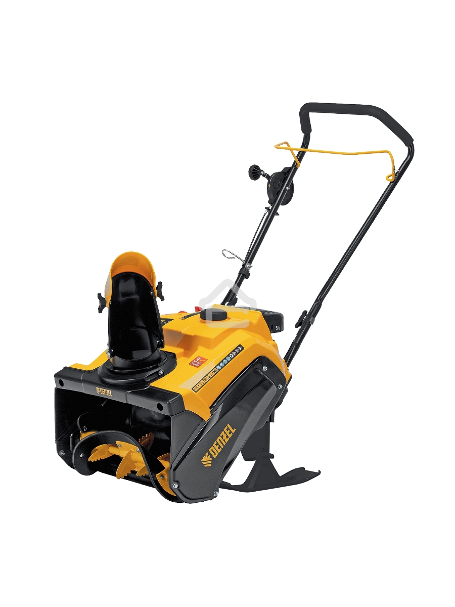 Бензиновая снегоуборочная машина SB 460 Sled, 99cc, лыжи ручной старт Denzel