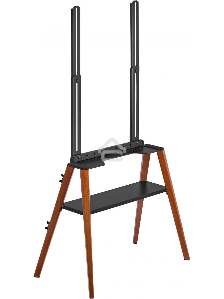 Подставка для телевизора Cactus CS-ST3645BKWN черный/орех 43