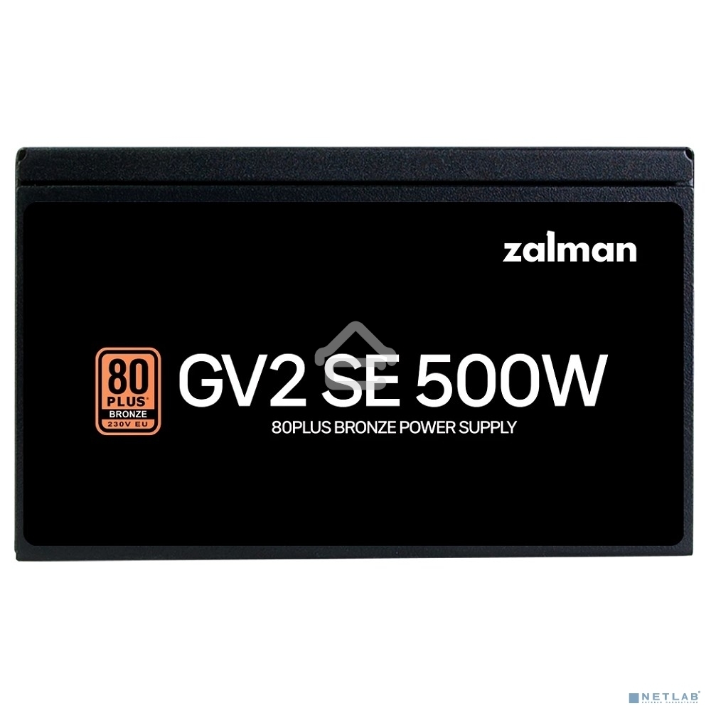 Блок питания Zalman ZM500-GV2SE, 500Вт, 80 PLUS Bronze, 120мм, черный