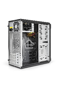 Компьютерный корпус Exegate EX284038RUS Minitower BA-204U Black, mATX, <AA500, 80mm>, 2*USB+2*USB3.0, Audio
