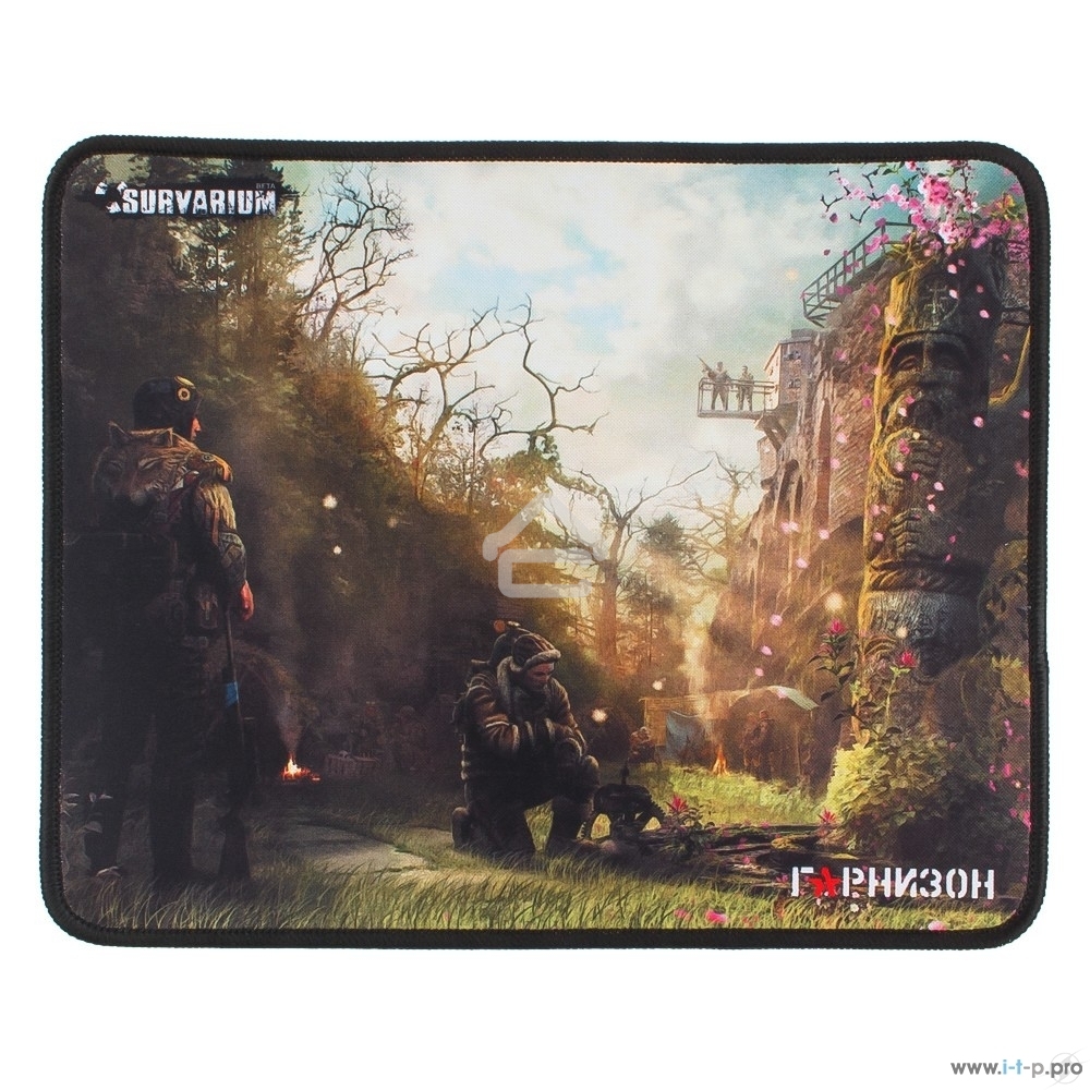 Коврик для мыши Гарнизон GMP-120, игровой, дизайн - игра Survarium, ткань/резина, размеры 200 x 250 x 3 мм