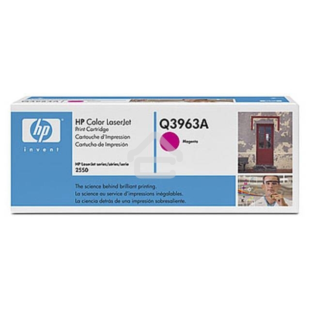 Картридж лазерный HP Q3963A пурпурный для Color LaserJet 2550 4000 стр.