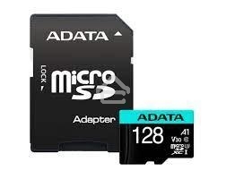 Карта памяти MICRO SDXC 128GB W/AD. AUSDX128GUI3V30SA2-RA1 ADATA