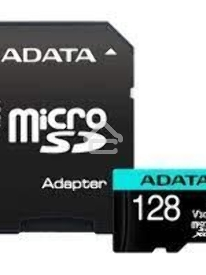 Карта памяти MICRO SDXC 128GB W/AD. AUSDX128GUI3V30SA2-RA1 ADATA