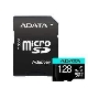 Карта памяти MICRO SDXC 128GB W/AD. AUSDX128GUI3V30SA2-RA1 ADATA