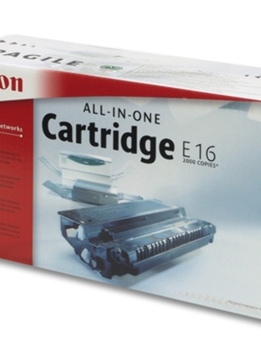 Картридж лазерный Canon Е-16 (1492A003) черный для FC-200/210/220/226/230/310/330/336/530 2000 стр.