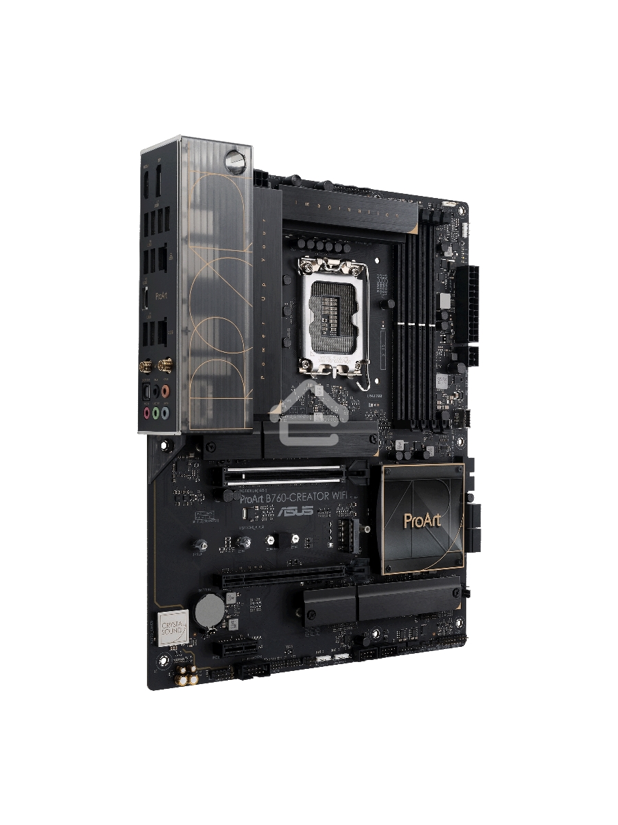 Материнская плата ASUS ProArt B760-CREATOR WIFI, LGA 1700, Intel B760, 4xDDR5, 4xSATA, 3xM.2, 1xPCI-E 5.0 x16, 1xPCI-E 4.0 x4, 1xDP, 1xHDMI, 2x2.5Gb LAN, 4xUSB-A, 1xUSB-C, 5x3.5 мм, 7.1, Standard-ATX