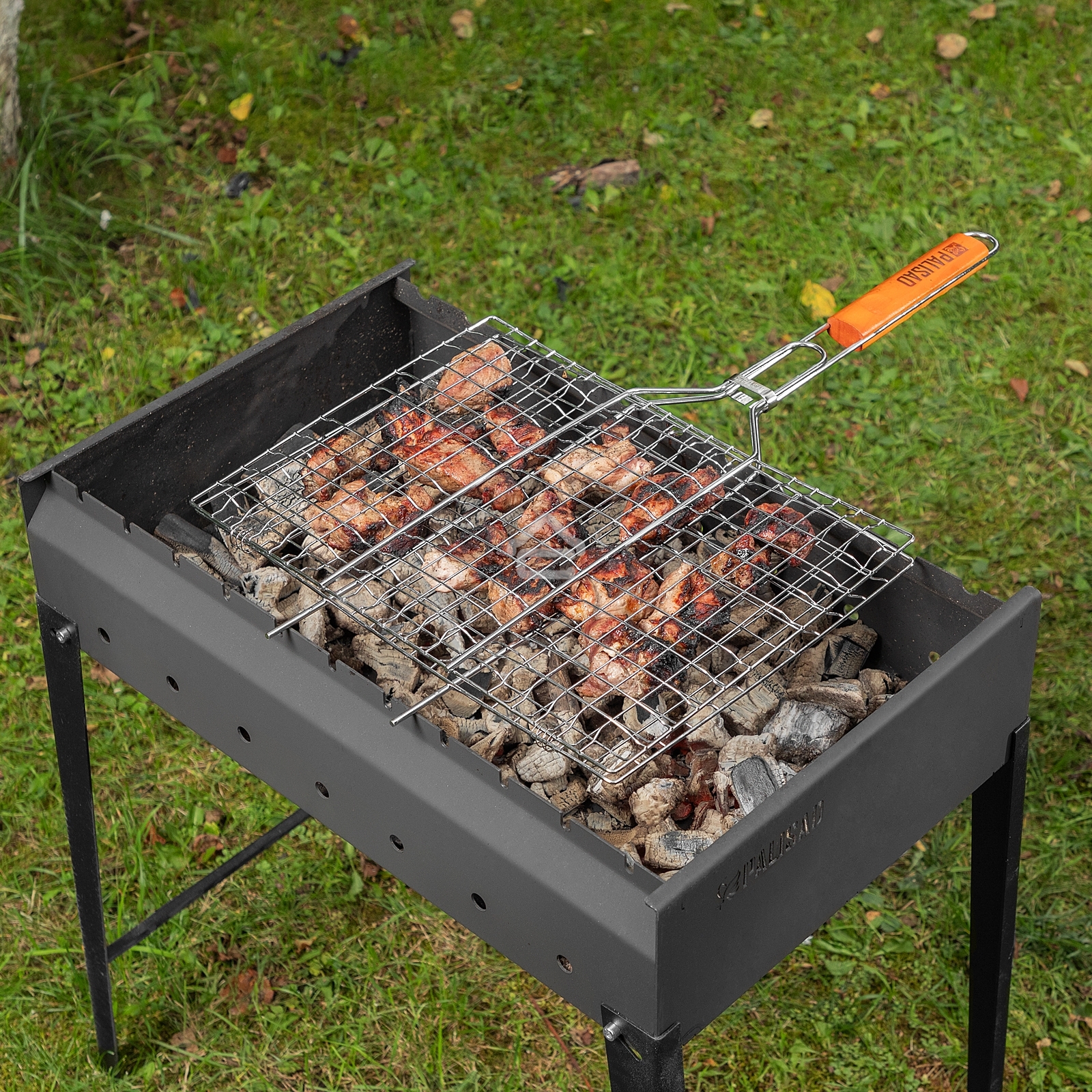 Решетка-гриль 300х400 мм, хромир., Camping Palisad