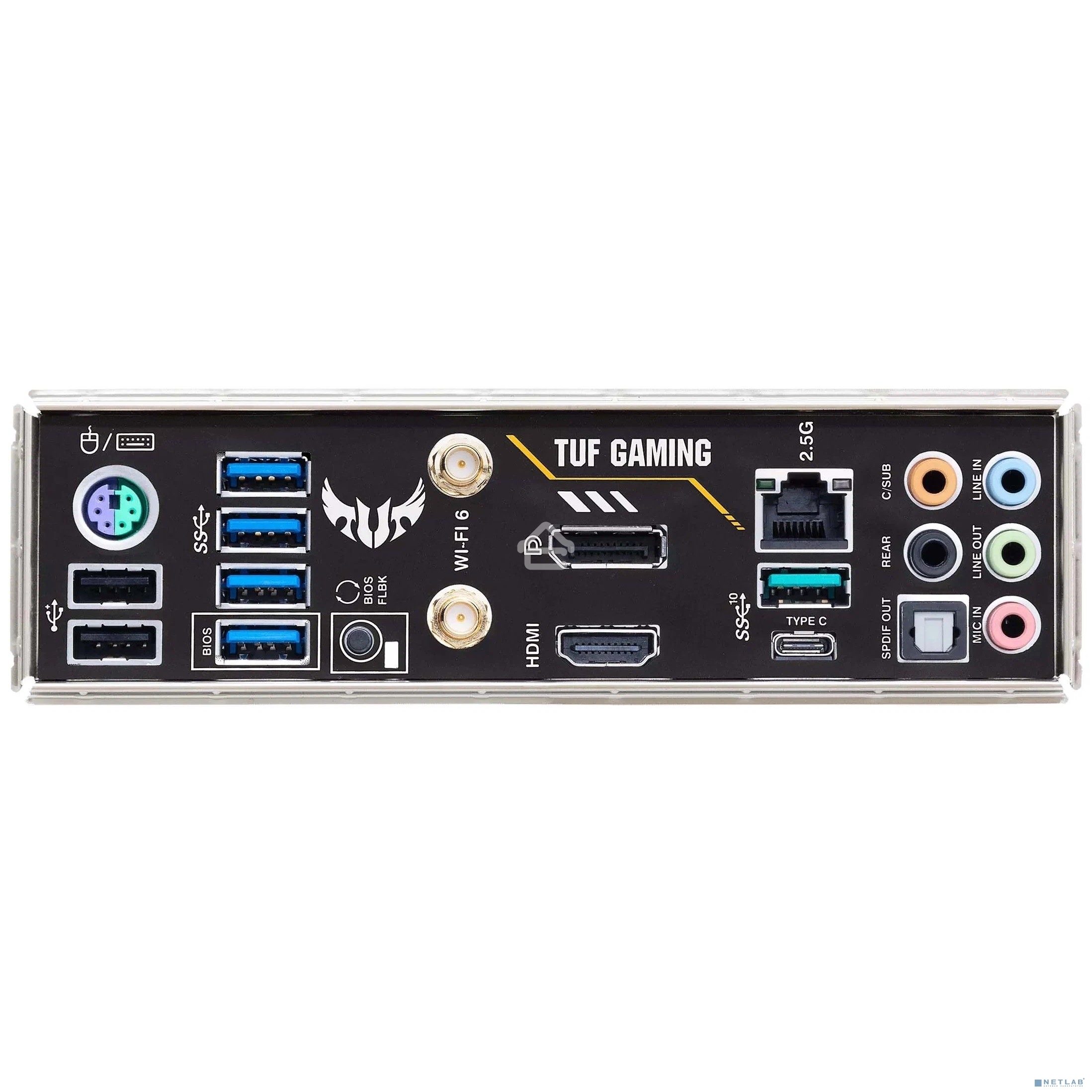 Материнская плата ASUS TUF GAMING B550M-PLUS WI-FI II, AM4, AMD B550, 4xDDR4, 4xSATA, 2xM.2, 1xPCIe 4.0 x16, 1xPCIe 3.0 x4, 1xPCIe x1, 1xDP, 1xHDMI, 1x 2.5Gb LAN, 1xUSB-C 3.2 Gen 2, 4xUSB-A 3.2 Gen 1, 2xUSB-A 2.0, 5x3.5 мм, TOSLINK, 7.1, mATX