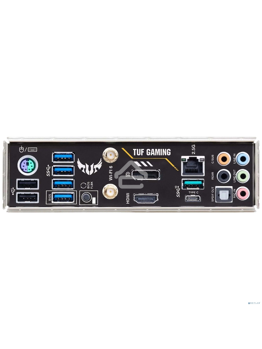 Материнская плата ASUS TUF GAMING B550M-PLUS WI-FI II, AM4, AMD B550, 4xDDR4, 4xSATA, 2xM.2, 1xPCIe 4.0 x16, 1xPCIe 3.0 x4, 1xPCIe x1, 1xDP, 1xHDMI, 1x 2.5Gb LAN, 1xUSB-C 3.2 Gen 2, 4xUSB-A 3.2 Gen 1, 2xUSB-A 2.0, 5x3.5 мм, TOSLINK, 7.1, mATX
