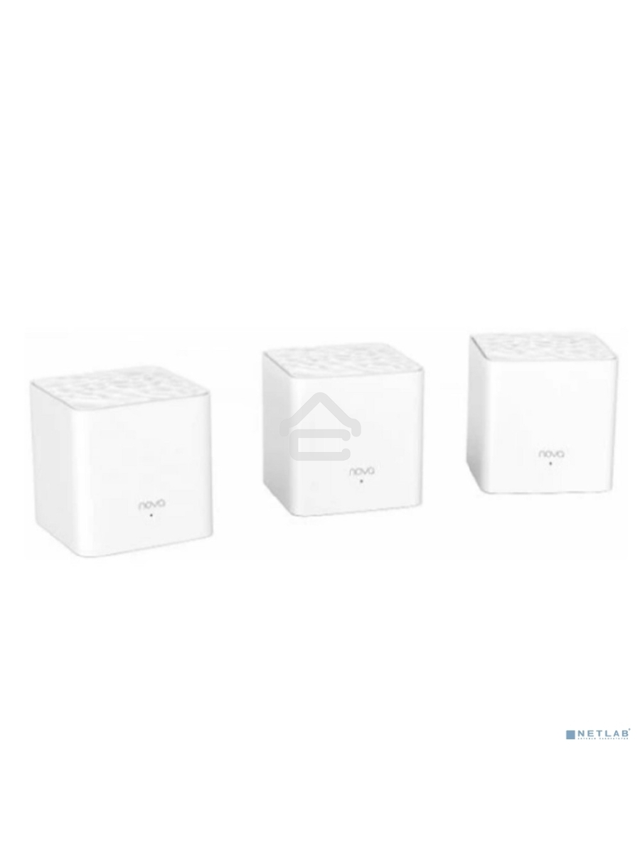 Двухдиапазонная Wi-Fi Mesh система Tenda nova MW3 (3 роутера) АС1200 , 2 порта fast ethernet RJ45