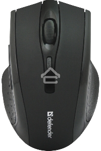 Мышь беспроводная Defender Accura MM-665 черный, 1600 dpi, радиоканал, USB, кнопки - 6