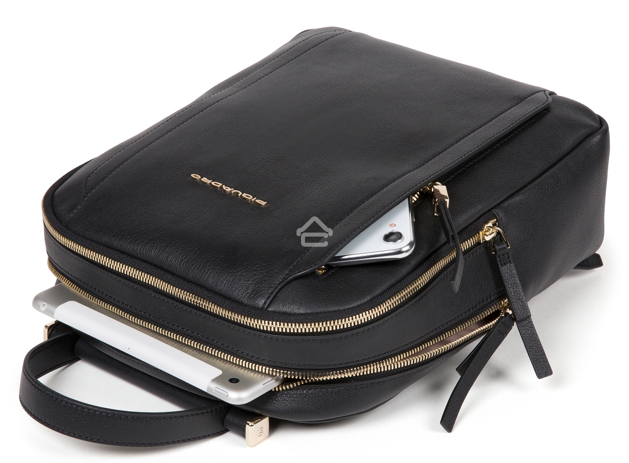 Рюкзак женский Piquadro Circle CA5566W92/N черный натур.кожа