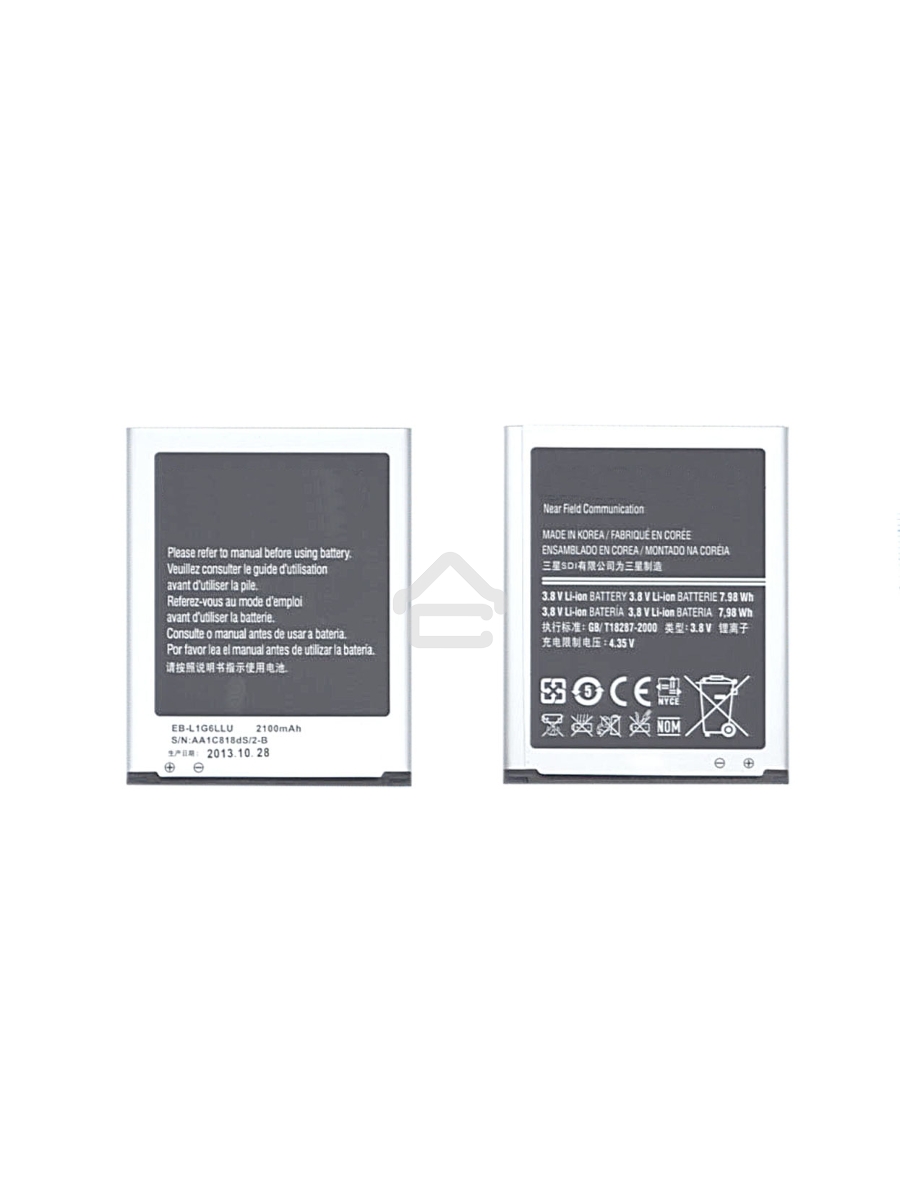 Аккумуляторная батарея EB-L1G6LLU для Samsung Galaxy S3 I9300 3.8 V 7.98Wh