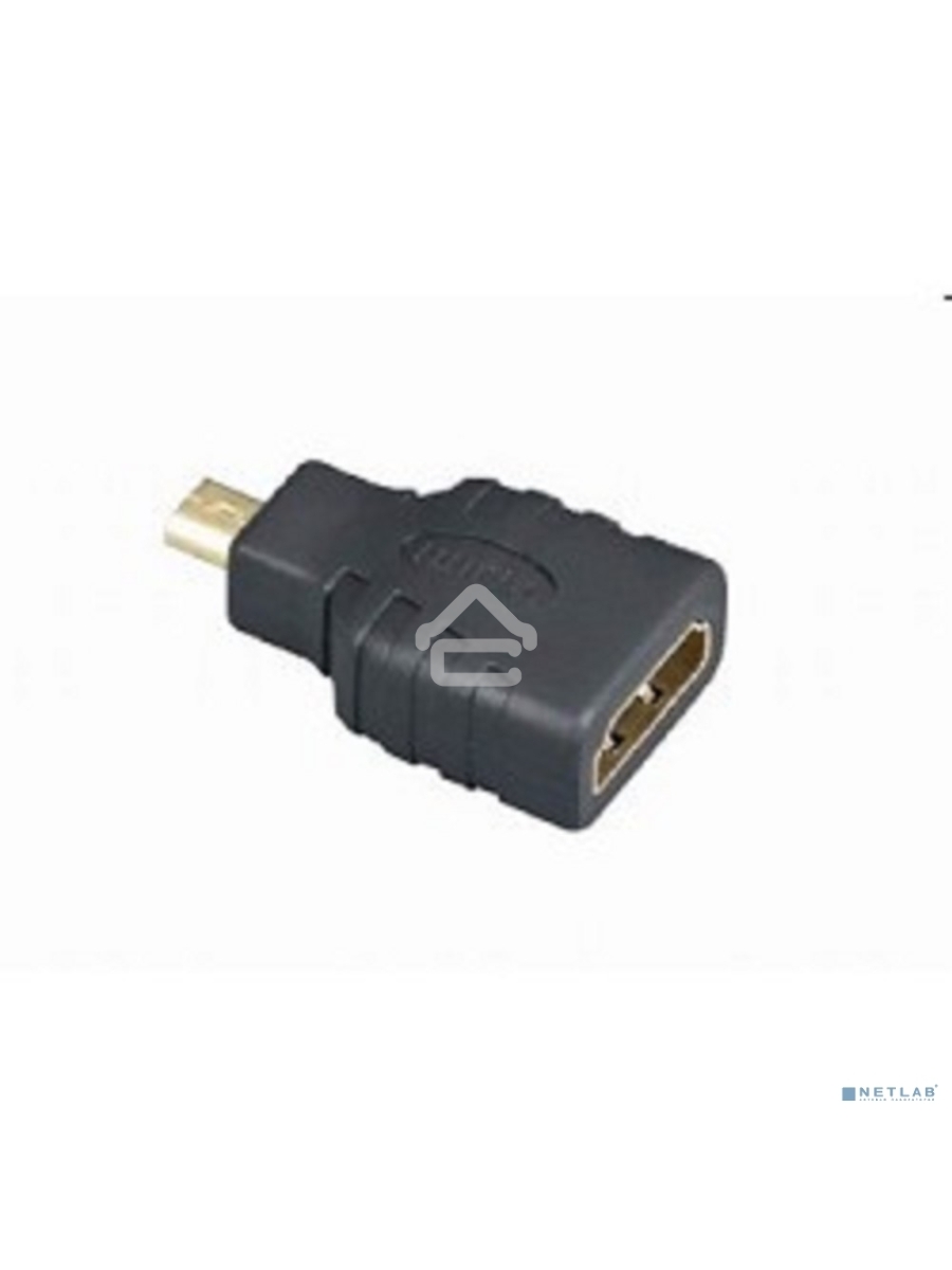 Переходник Gembird Переходник HDMI-microHDMI 19F/19M, золотые разъемы, пакет