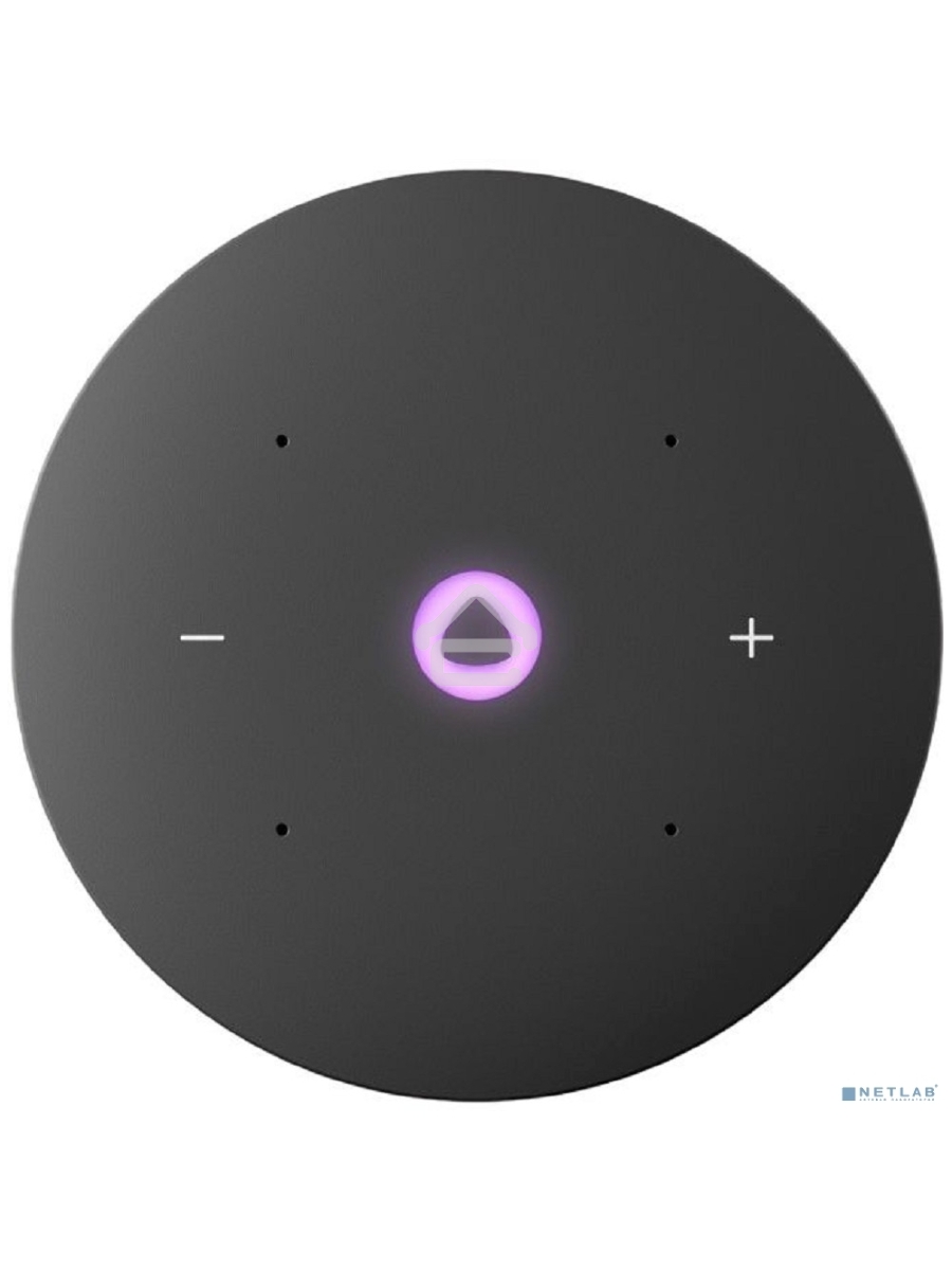 Умная колонка Yandex Станция Мини 3 Алиса черный 12W 1.0 BT/Wi-Fi