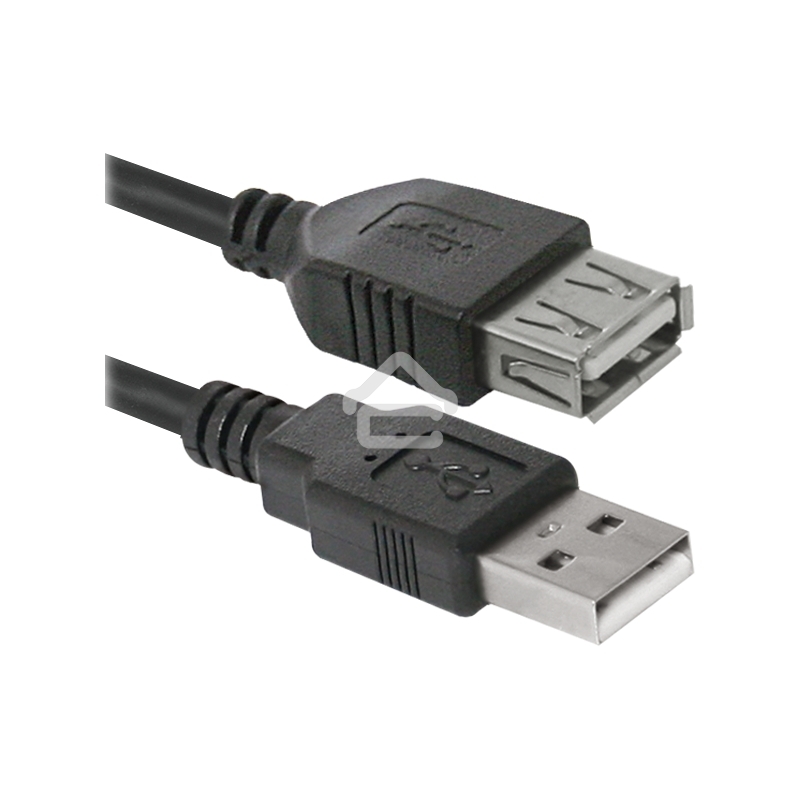 Кабель USB Defender USB02-17 USB2.0 AM-AF, 5.0м