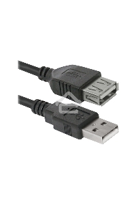 Кабель USB Defender USB02-17 USB2.0 AM-AF, 5.0м (87454)