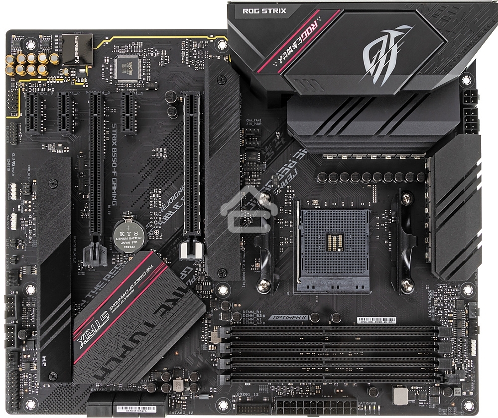 Материнская плата ASUS ROG STRIX B550-F GAMING, AM4, AMD B550, 4xDDR4, 6xSATA, 2xM.2, 1xPCI-E 3.0 x16, 1xPCI-E 4.0 x16, 3xPCI-E x1, 1xDP, 1xHDMI, 1x 2.5Gb LAN, 1xUSB 3.2 Gen 2, 4xUSB 3.2 Gen 1, 2xUSB 2.0, 5x3.5 мм, 7.1, ATX