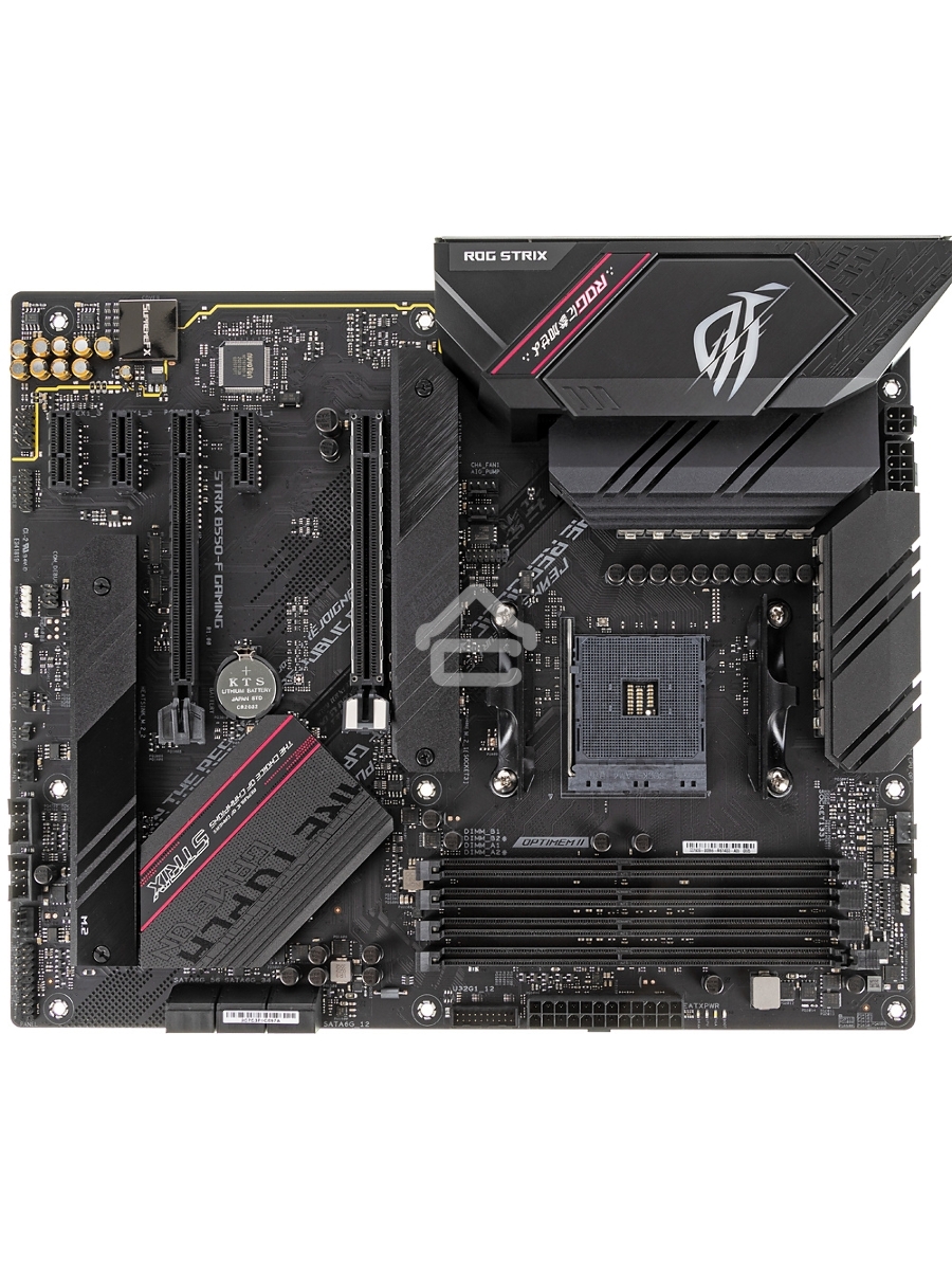 Материнская плата ASUS ROG STRIX B550-F GAMING, AM4, AMD B550, 4xDDR4, 6xSATA, 2xM.2, 1xPCI-E 3.0 x16, 1xPCI-E 4.0 x16, 3xPCI-E x1, 1xDP, 1xHDMI, 1x 2.5Gb LAN, 1xUSB 3.2 Gen 2, 4xUSB 3.2 Gen 1, 2xUSB 2.0, 5x3.5 мм, 7.1, ATX