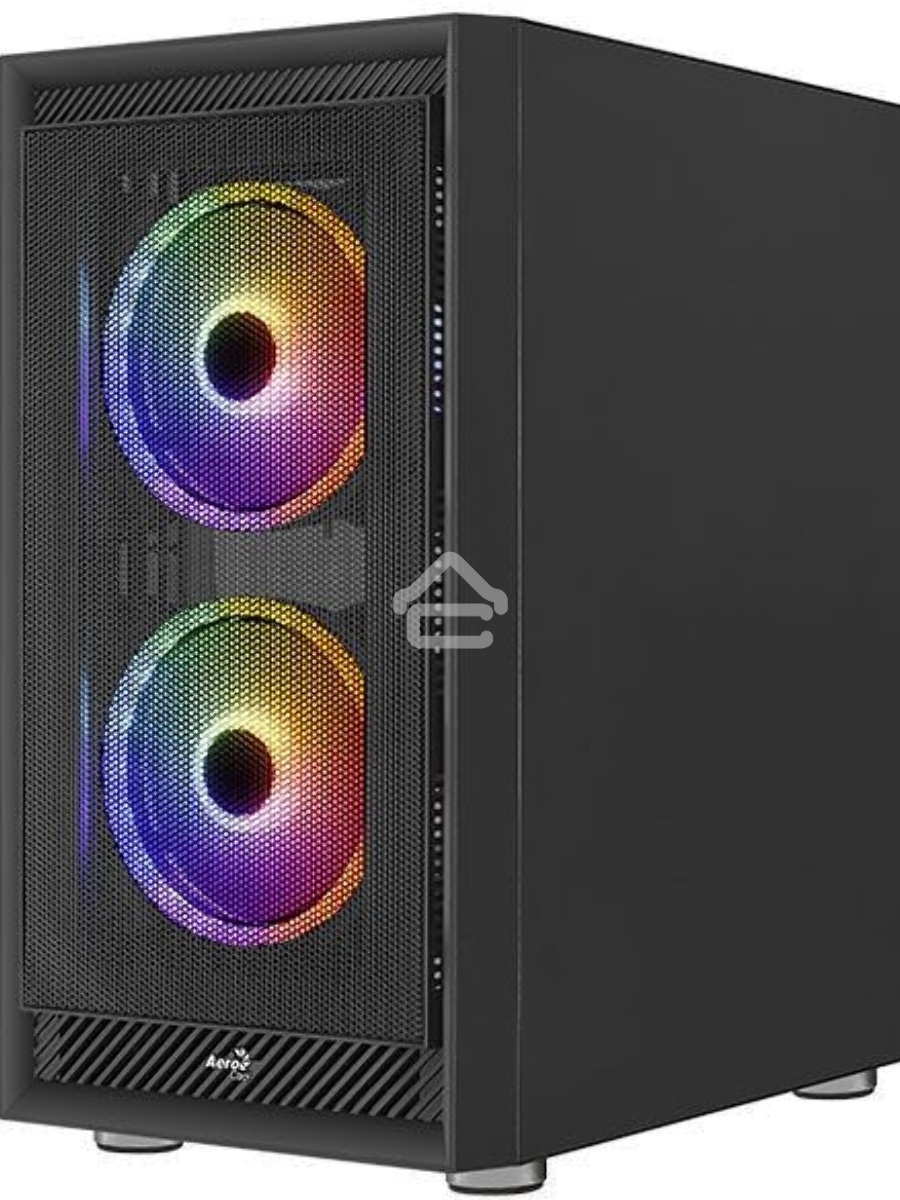 Компьютерный корпус Aerocool / Formula Graphite-G-BK-v2 черный без БП ATX 3x140mm 2xUSB3.0 audio