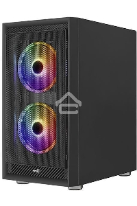 Компьютерный корпус Aerocool / Formula Graphite-G-BK-v2 черный без БП ATX 3x140mm 2xUSB3.0 audio