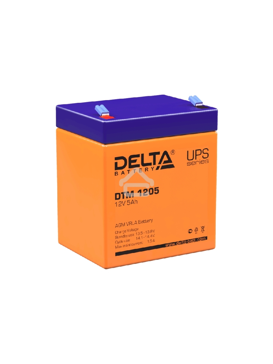 Батарея Delta DTM 1205 (12V, 5Ah)