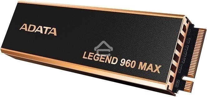 Накопитель SSD ADATA LEGEND 960 MAX, 2Tb, PCIe 4.0 x4, M.2 2280, NVMe, R/W 7400/6800, с радиатором