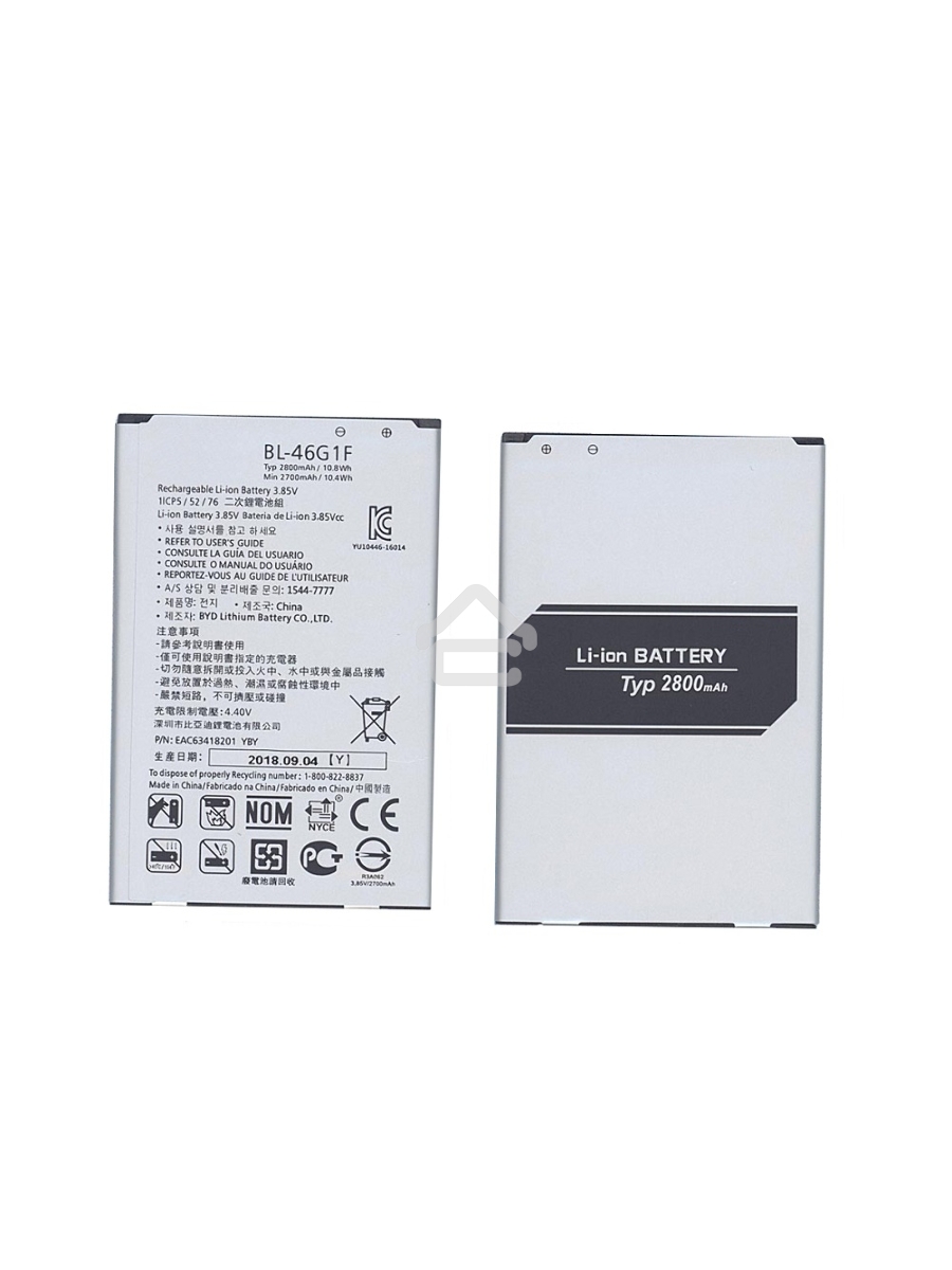Аккумуляторная батарея BL-46G1F для LG Grace, K10 2017 2700mAh / 10.40Wh 3,85V