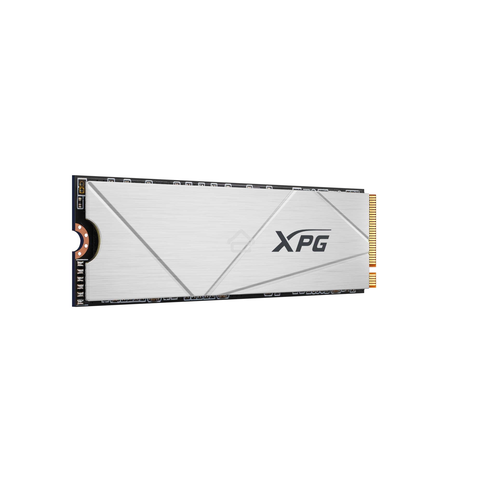 Накопитель SSD ADATA XPG GAMMIX S60, 512Gb, PCIe 4.0 x4, M.2 2280, NVMe, R/W 4700/1700, с радиатором
