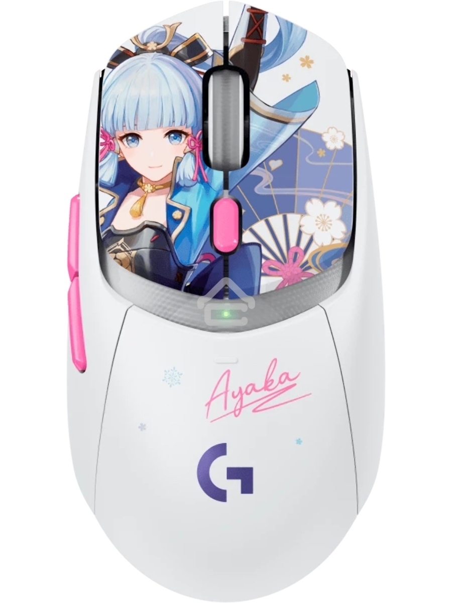 Мышь беспроводная Logitech G309 Lightspeed Ayaka Special Edition белый, 25600 dpi, радиоканал, Bluetooth, USB, кнопки - 6