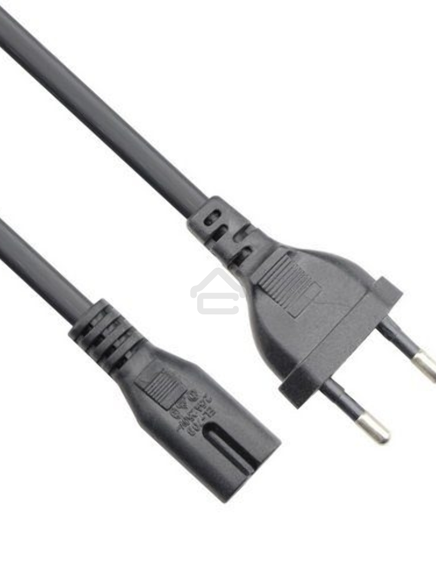 Кабель для аудио-видео техники IEC-320-C7--розетка 220V, 2-pin, 1,8м , медь, VCOM