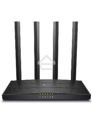 Роутер беспроводной TP-Link Archer C6U AC1200 10/100/1000BASE-TX/4G ready черный