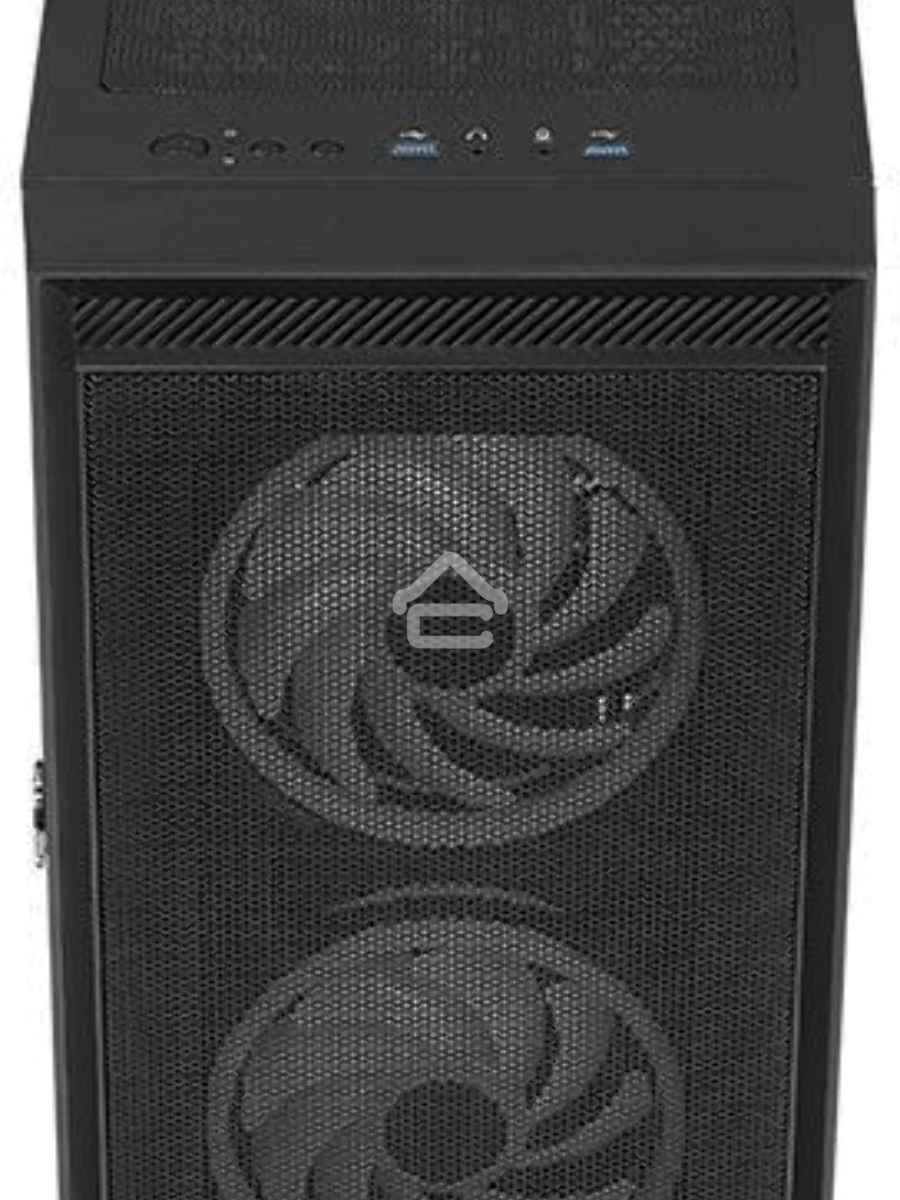 Компьютерный корпус Aerocool / Formula Graphite-G-BK-v2 черный без БП ATX 3x140mm 2xUSB3.0 audio