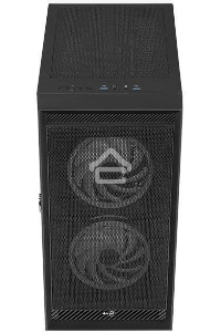 Компьютерный корпус Aerocool / Formula Graphite-G-BK-v2 черный без БП ATX 3x140mm 2xUSB3.0 audio