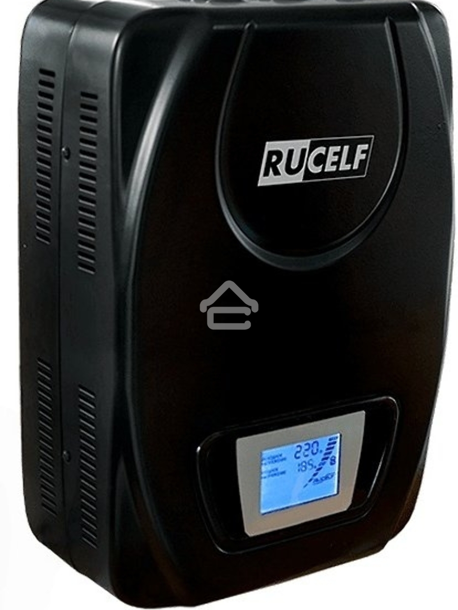 Стабилизатор напряжения Rucelf SDW.II-6000-L 6кВА однофазный черный (SDWII-6000-L)