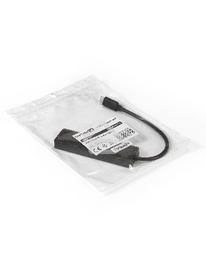 Хаб USB (концентратор) ExeGate DUB-4CP/1 (кабель-адаптер USB Type C --> 4xUSB3.0, Plug&Play, черный)