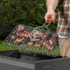 Решетка-гриль 300х400 мм, хромир., Camping Palisad