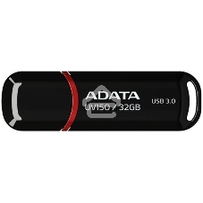 Флешка USB ADATA UV150 (AUV150-32G-RBK), 32Gb, USB 3.0, R/W 100/30, черный