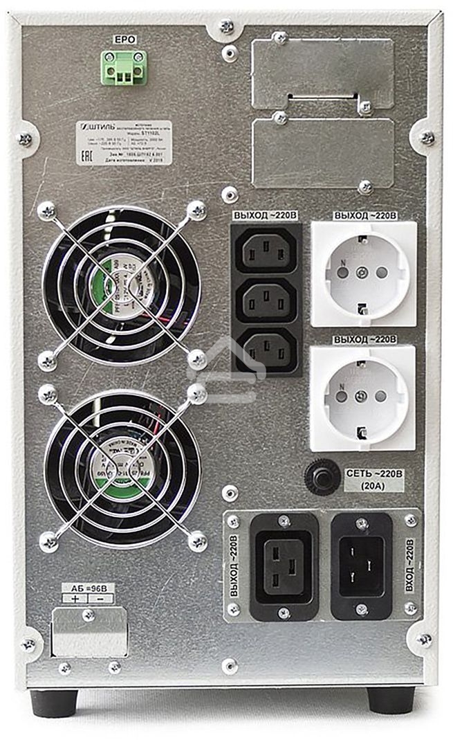 Источник бесперебойного питания Штиль ST1103SL 3кВА, On-line, напольное исполнение, со встроенными АБ