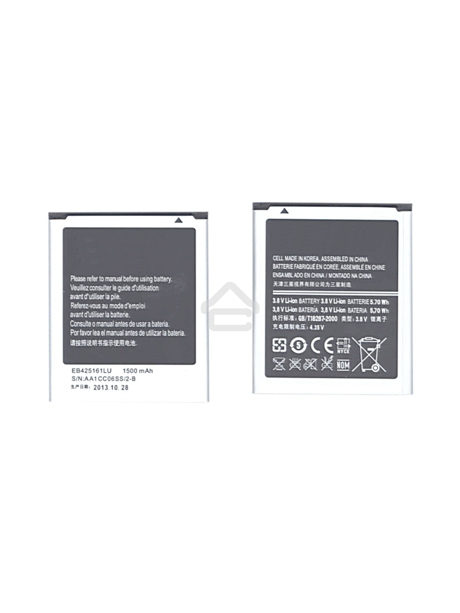 Аккумуляторная батарея EB425161LU для Samsung Galaxy S3 mini i8190 3.8 V 5.70Wh