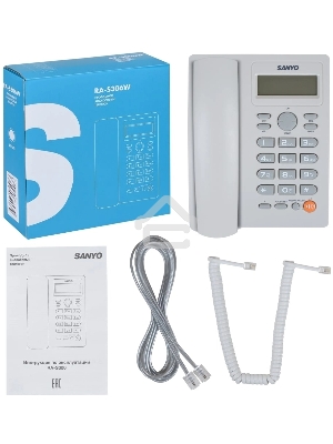 Телефон проводной SANYO RA-S306W белый