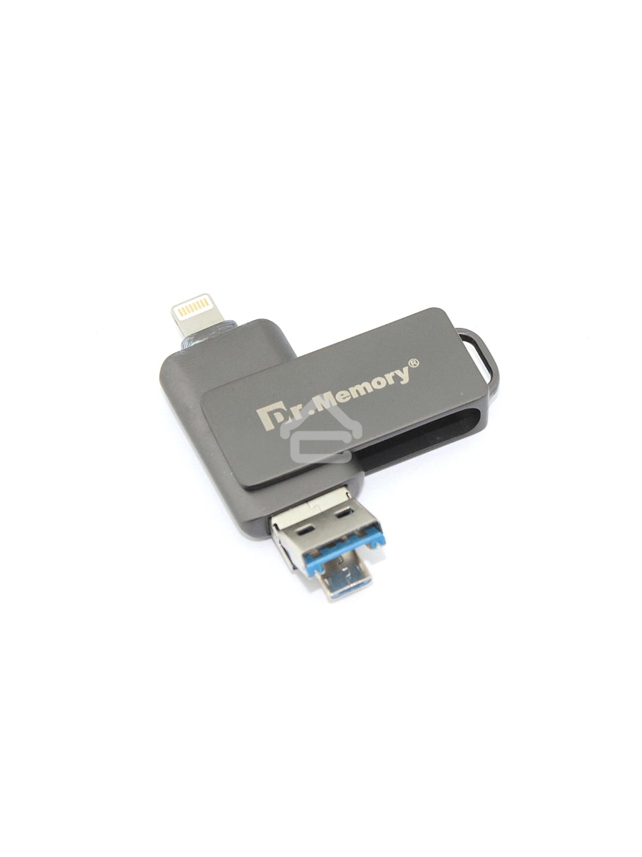 Флешка USB Dr. Memory 051 4Гб, USB 3.0, черный