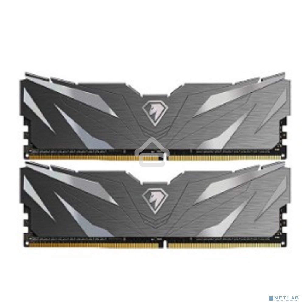 Оперативная память NETAC, DDR4, 16GB (2x8GB), 3200MHz, CL16, DIMM, с радиаторами, черный