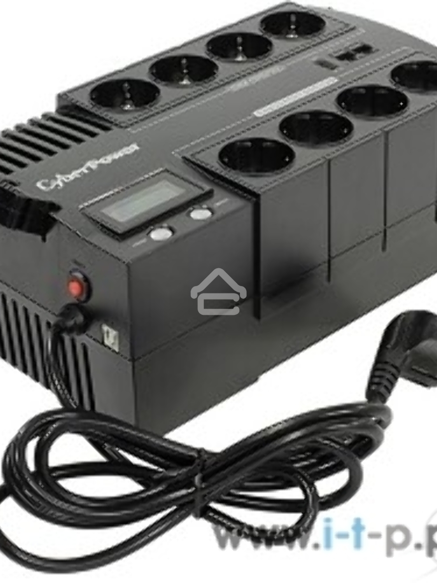 Источник бесперебойного питания CyberPower BR700ELCD 700VA/420W USB/RJ11/45 (4+4 EURO)