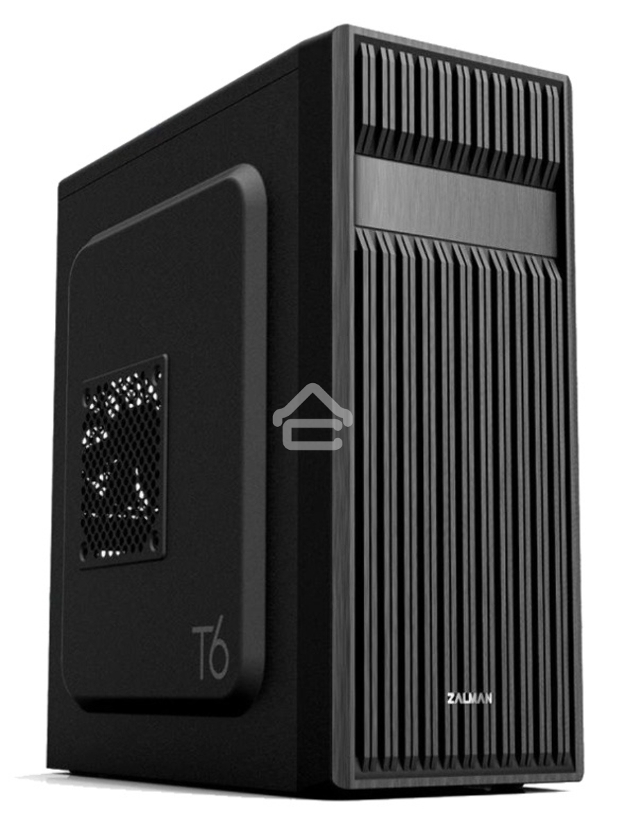 Компьютерный корпус Zalman ZM-T6 черный без БП ATX 1xUSB2.0 1xUSB3.0 audio bott PSU