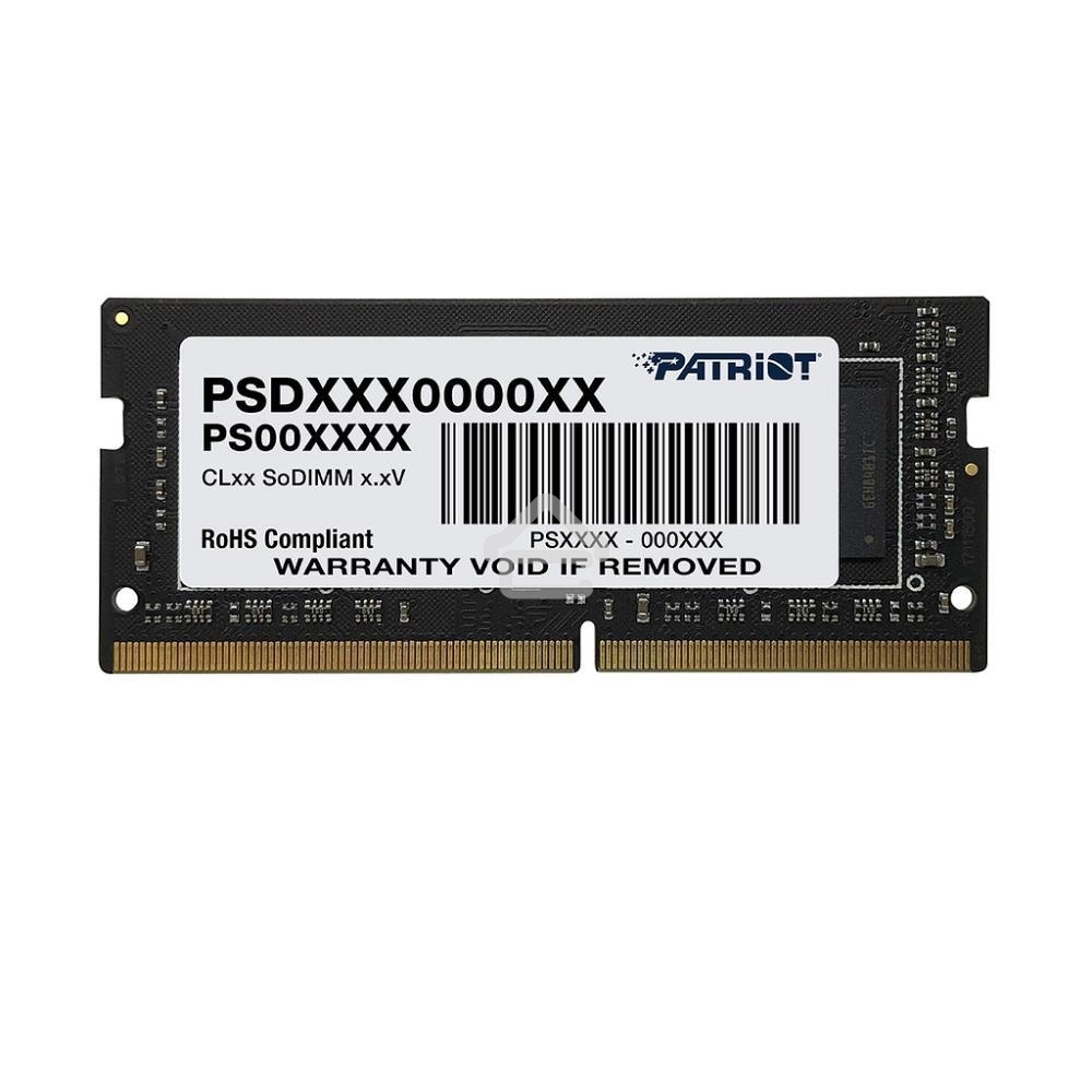 Оперативная память Patriot Signature, DDR4, 8GB (1x8 GB), 3200 MHz, CL22, DIMM