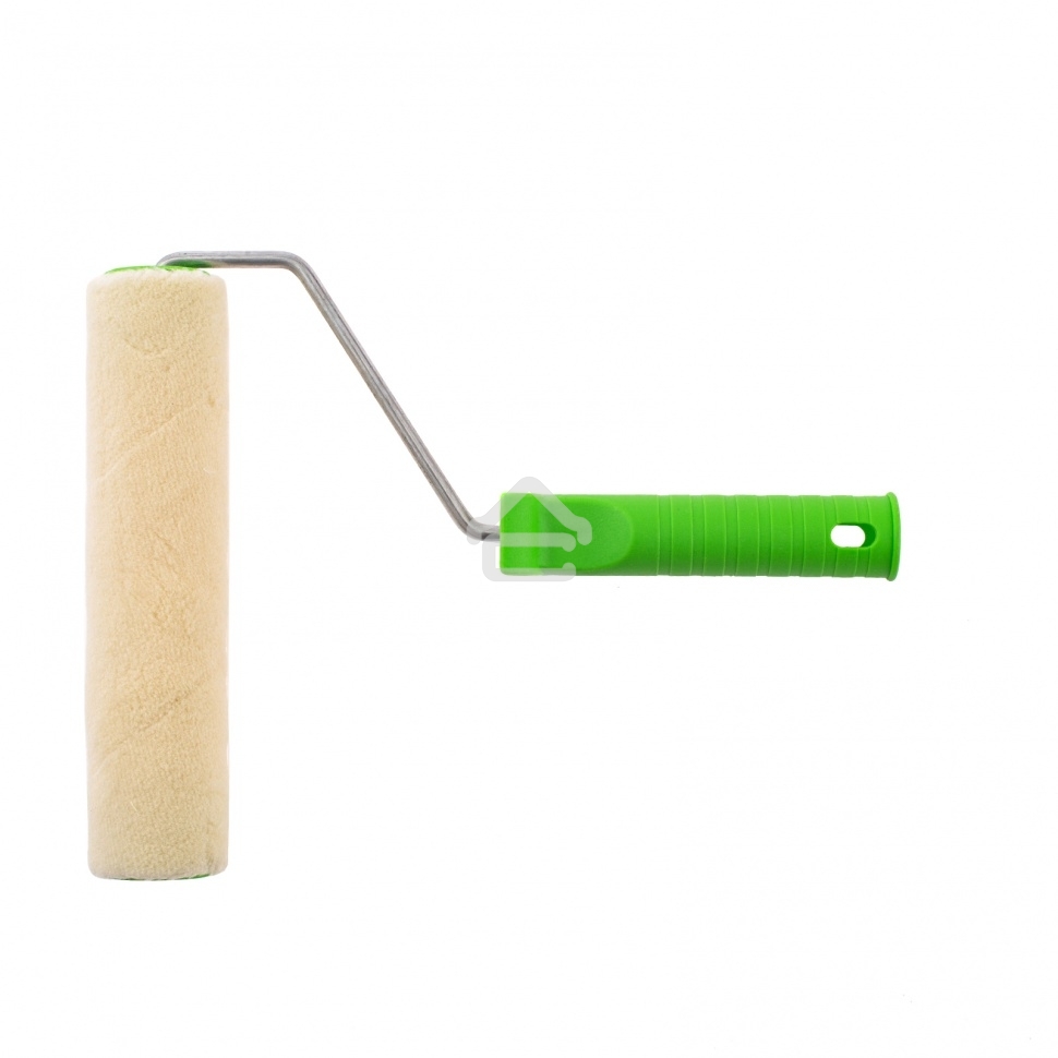 Валик велюр с ручкой Сибртех, 200 мм, ворс 5 мм, D 36 мм, D ручки - 6 мм