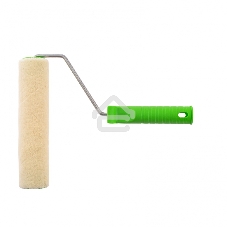 Валик велюр с ручкой Сибртех, 200 мм, ворс 5 мм, D 36 мм, D ручки - 6 мм